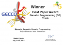 Best Paper Award at ACM-GECCO/GP for A&O